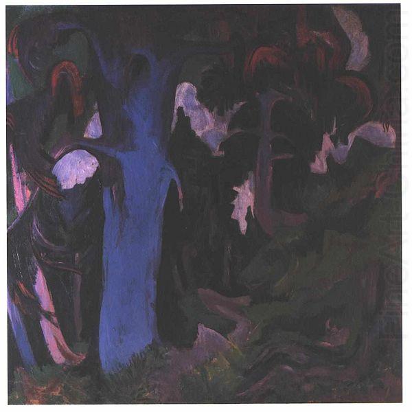 Ernst Ludwig Kirchner The blue tree china oil painting image